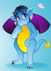 dragonne bleue