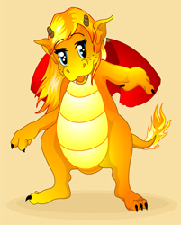 dragonne jaune